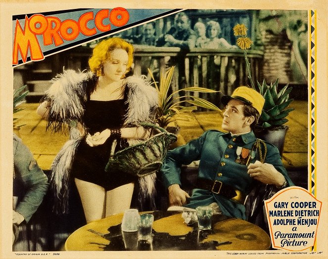 Morocco - Lobby Cards - Marlene Dietrich, Gary Cooper