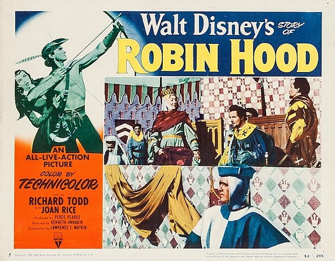 The Story of Robin Hood and His Merrie Men - Cartes de lobby