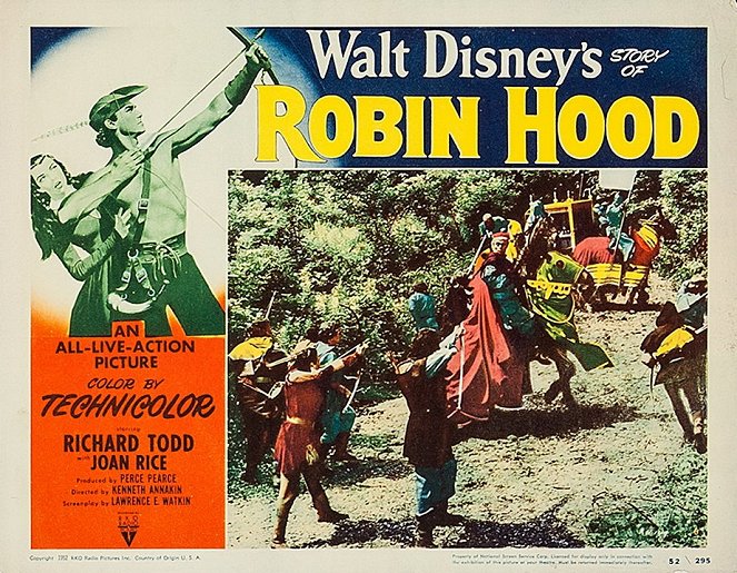 The Story of Robin Hood and His Merrie Men - Cartes de lobby