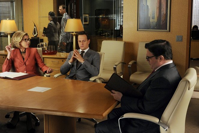 The Good Wife - Season 4 - And the Law Won - Photos - Christine Baranski, Josh Charles, Nathan Lane