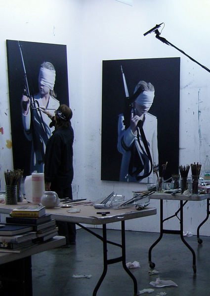Die Stille der Unschuld - Der Künstler Gottfried Helnwein - Z natáčení