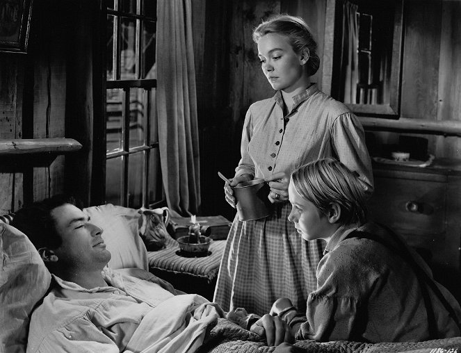 The Yearling - Filmfotók - Gregory Peck, Jane Wyman, Claude Jarman Jr.
