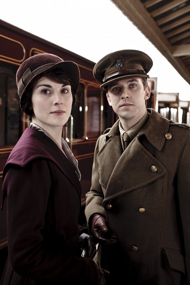 Downton Abbey - Episode 1 - Promokuvat - Michelle Dockery, Dan Stevens