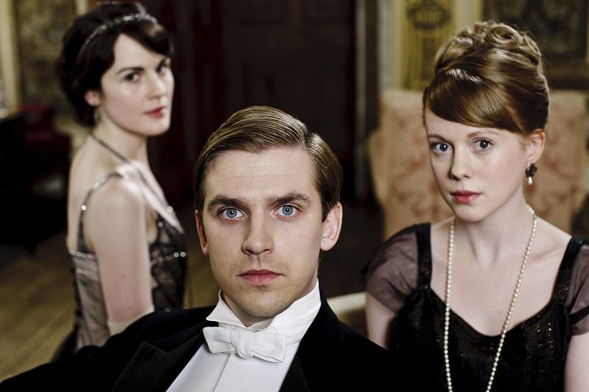 Downton Abbey - Episode 2 - Promokuvat - Michelle Dockery, Dan Stevens, Zoe Boyle