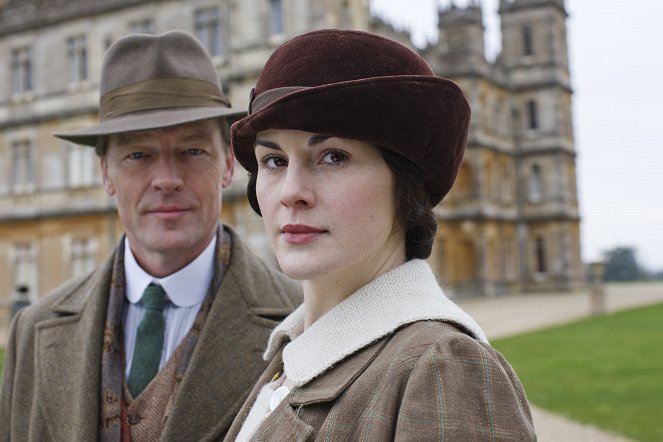 Downton Abbey - Hoffnung für Mary - Werbefoto - Iain Glen, Michelle Dockery