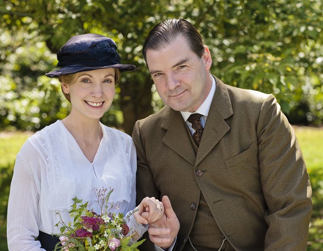 Downton Abbey - Am Abgrund - Werbefoto - Joanne Froggatt, Brendan Coyle