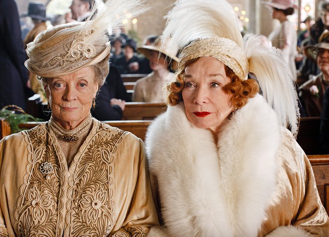 Downton Abbey - Season 3 - Hochzeit auf Downton - Werbefoto - Maggie Smith, Shirley MacLaine