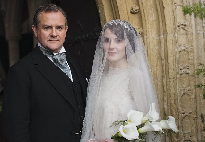 Downton Abbey - Hochzeit auf Downton - Werbefoto - Hugh Bonneville, Michelle Dockery