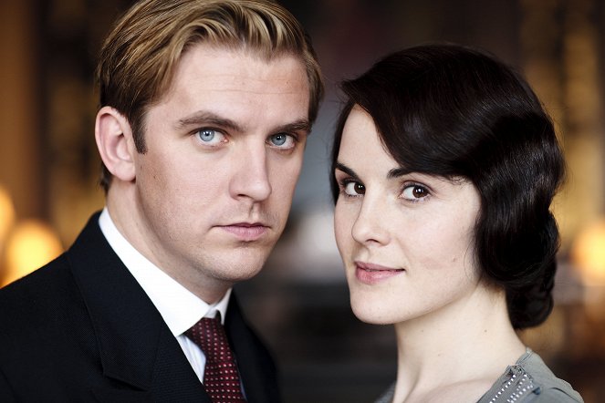 Downton Abbey - Season 3 - Hochzeit auf Downton - Werbefoto - Dan Stevens, Michelle Dockery