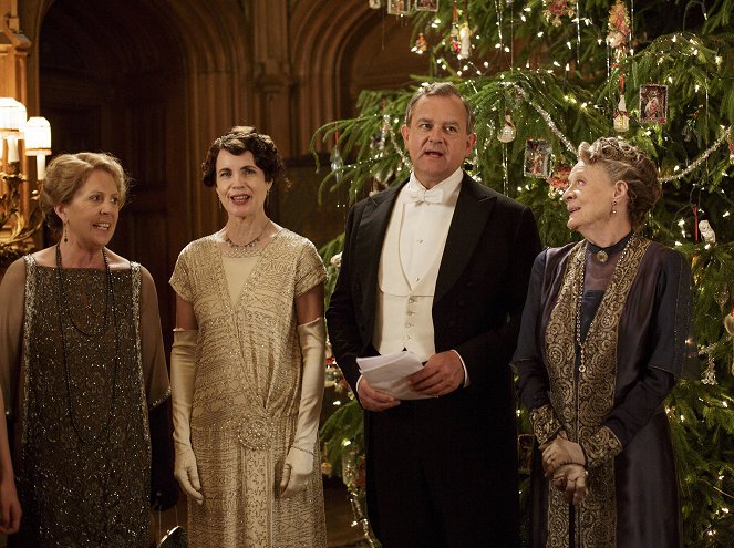 Downton Abbey - Weihnachten - Filmfotos - Penelope Wilton, Elizabeth McGovern, Hugh Bonneville, Maggie Smith