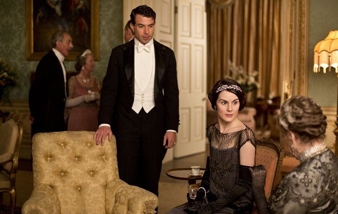 Downton Abbey - Episode 3 - Van film - Tom Cullen, Michelle Dockery