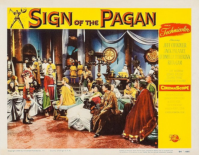 Sign of the Pagan - Lobby Cards