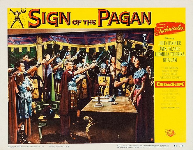 Sign of the Pagan - Lobby Cards