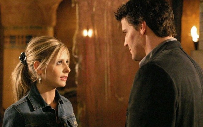 Buffy postrach wampirów - Koniec świata - Z filmu - Sarah Michelle Gellar, David Boreanaz
