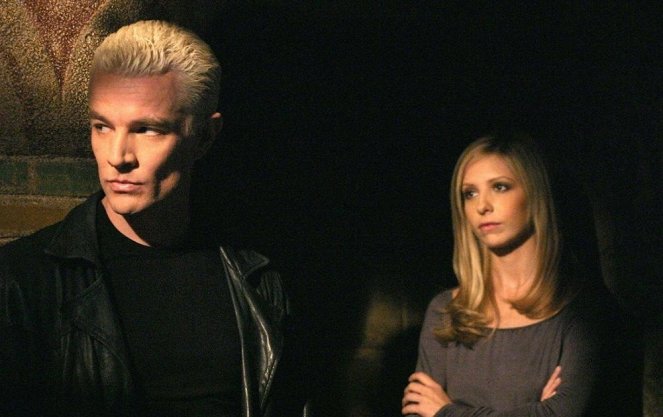 Buffy, a vámpírok réme - A kiválasztott - Filmfotók - James Marsters, Sarah Michelle Gellar