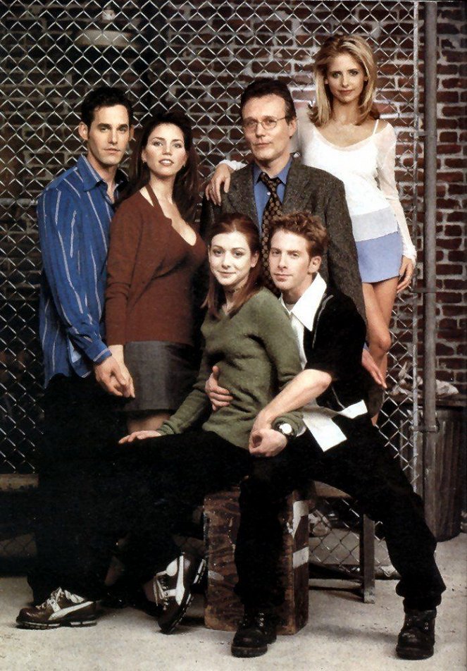 Buffy, cazavampiros - Season 2 - Promoción - Nicholas Brendon, Charisma Carpenter, Anthony Head, Alyson Hannigan, Seth Green, Sarah Michelle Gellar