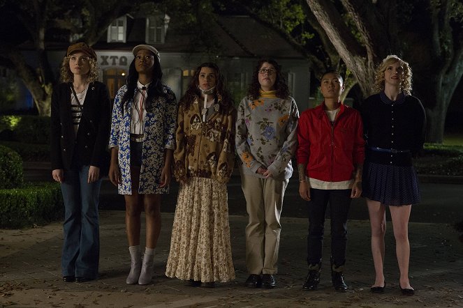 Scream Queens – Gyilkos történet - Pilot - Filmfotók - Skyler Samuels, Keke Palmer, Lea Michele, Breezy Eslin, Jeanna Han, Whitney Meyer