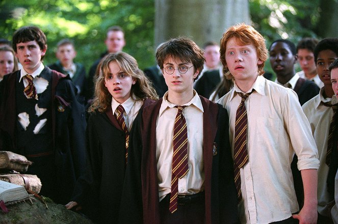 Harry Potter y el Prisionero de Azkaban - De la película - Matthew Lewis, Emma Watson, Daniel Radcliffe, Rupert Grint