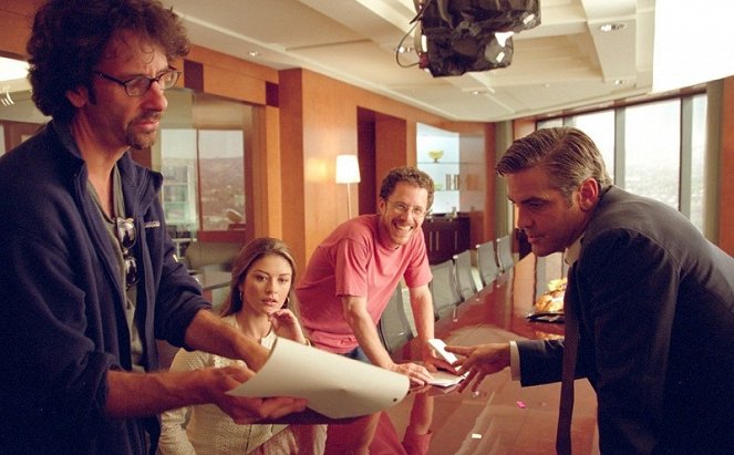 Neznesiteľná krutosť - Z nakrúcania - Catherine Zeta-Jones, George Clooney
