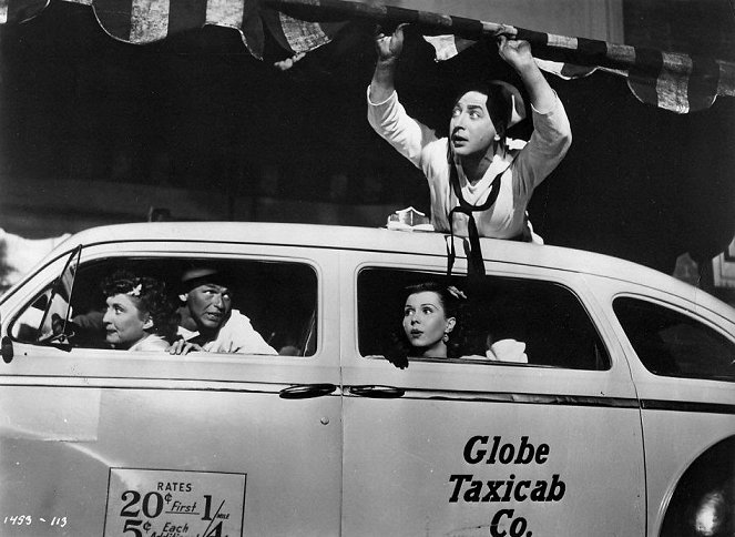 On the Town - Do filme - Betty Garrett, Frank Sinatra, Ann Miller, Jules Munshin