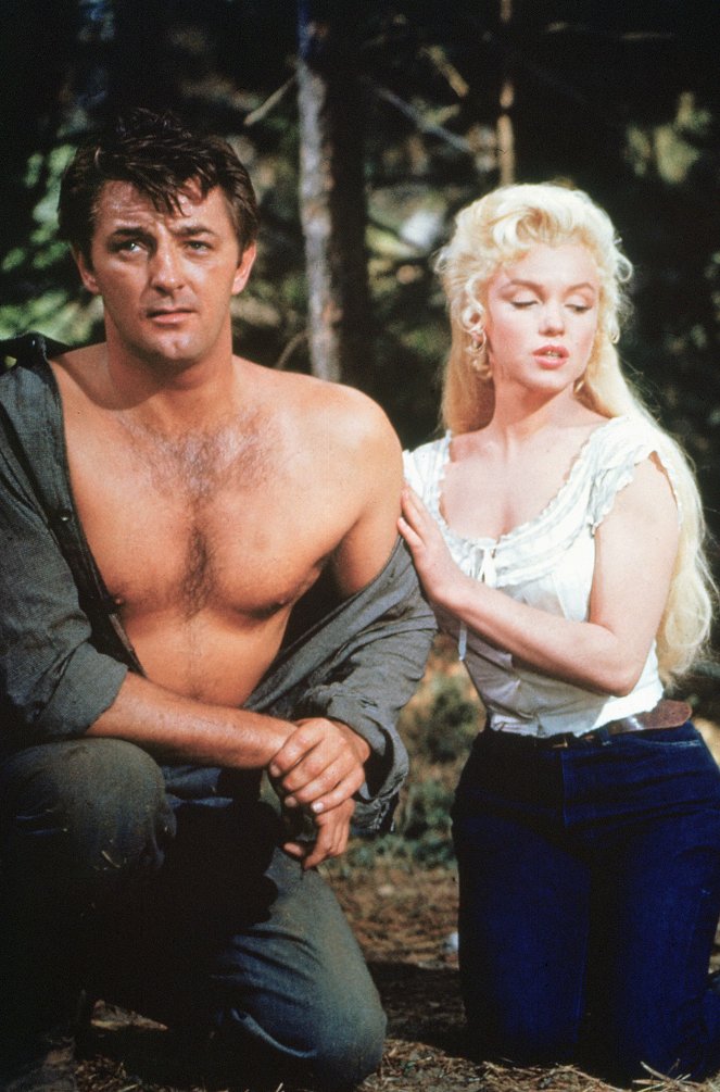 Řeka bez návratu - Z filmu - Robert Mitchum, Marilyn Monroe