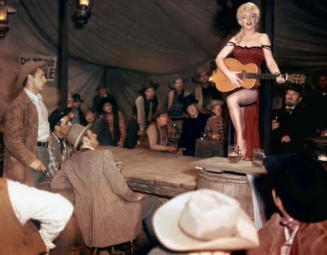 River of No Return - Z filmu - Robert Mitchum, Marilyn Monroe