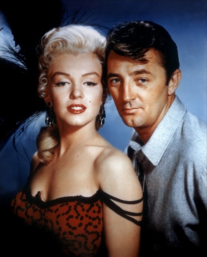 Fluß ohne Wiederkehr - Werbefoto - Marilyn Monroe, Robert Mitchum