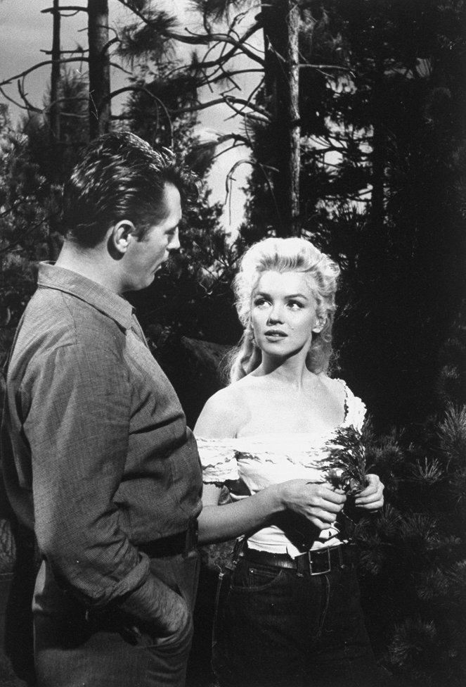 River of No Return - Z filmu - Robert Mitchum, Marilyn Monroe