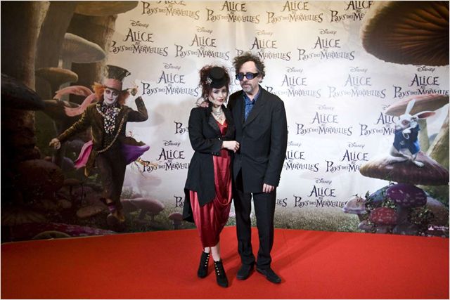Alice in Wonderland - Events - Helena Bonham Carter, Tim Burton