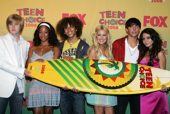 The Teen Choice Awards 2006 - Film - Lucas Grabeel, Monique Coleman, Corbin Bleu, Ashley Tisdale, Zac Efron, Vanessa Hudgens