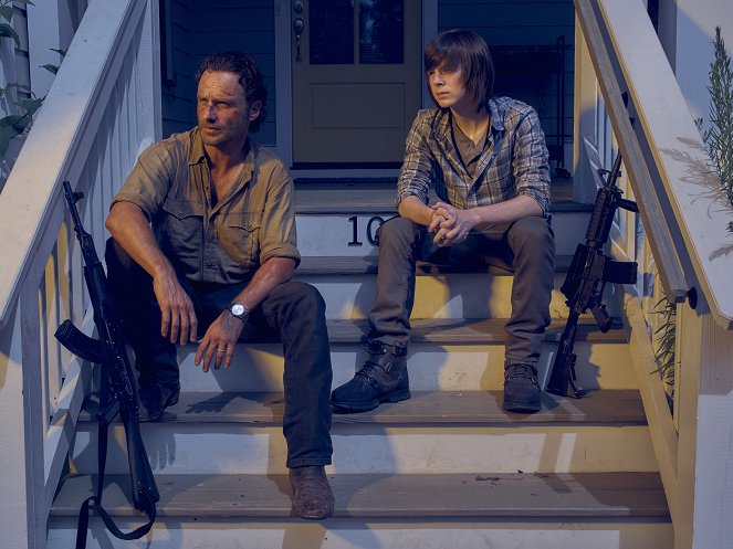 The Walking Dead - Season 6 - Werbefoto - Andrew Lincoln, Chandler Riggs