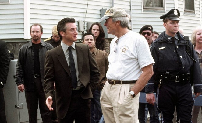 Mystic River - Dreharbeiten - Sean Penn, Clint Eastwood