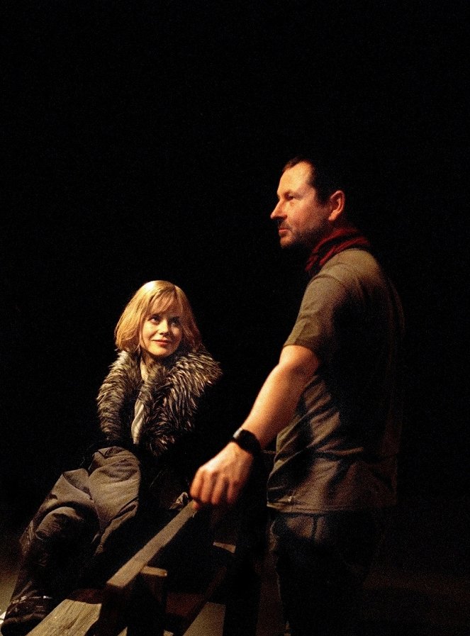 Dogville - Dreharbeiten - Nicole Kidman, Lars von Trier