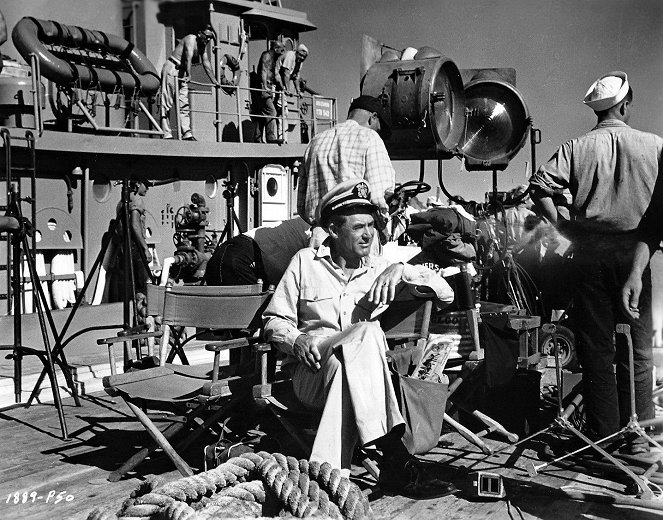Fehérnemű hadművelet - Forgatási fotók - Cary Grant