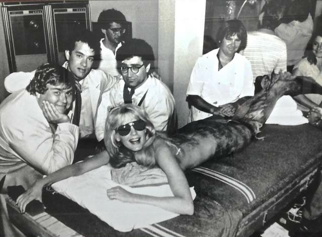 Splash - Tournage - John Candy, Tom Hanks, Daryl Hannah, Eugene Levy