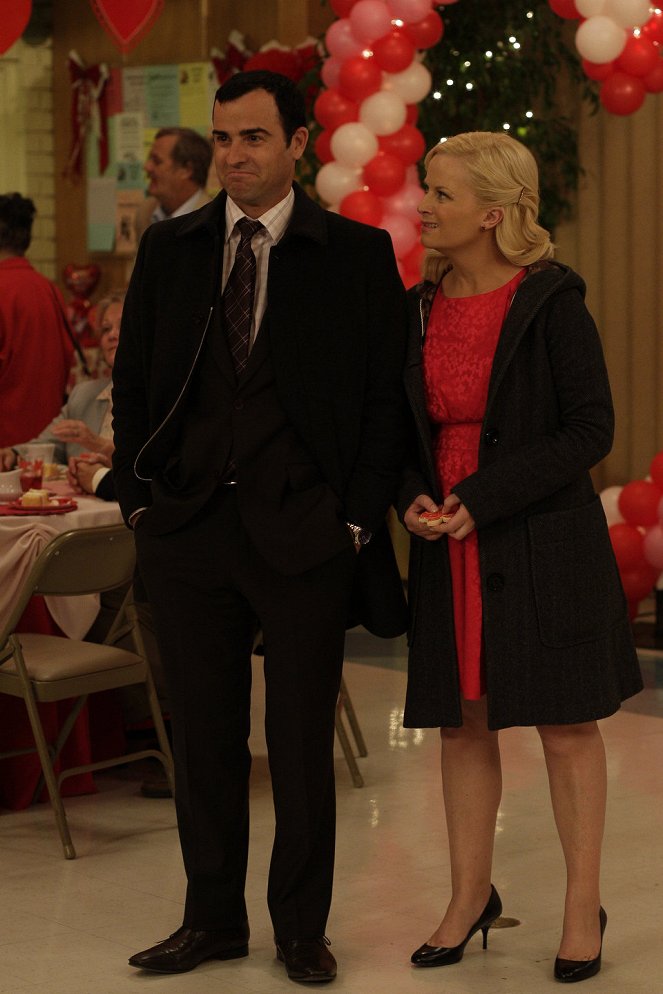 Parks and Recreation - Galentine's Day - Photos - Justin Theroux, Amy Poehler