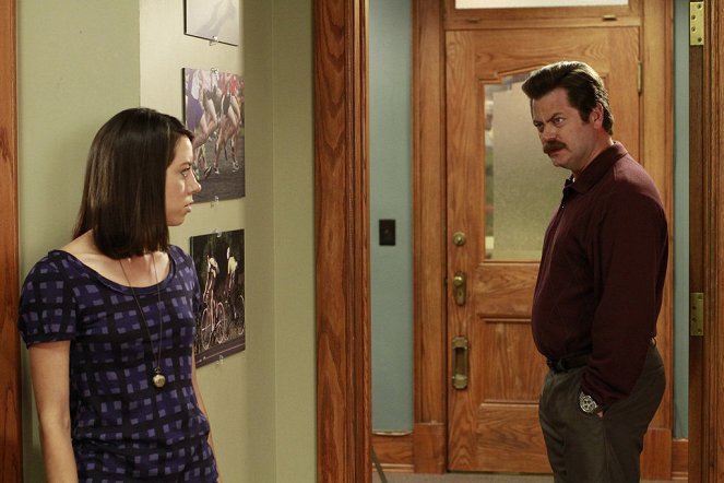 Parks and Recreation - I'm Leslie Knope - Photos - Aubrey Plaza, Nick Offerman