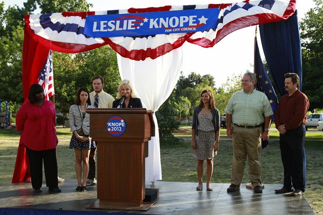 Parks and Recreation - Season 4 - I'm Leslie Knope - De la película - Retta, Aubrey Plaza, Chris Pratt, Amy Poehler, Rashida Jones, Jim O’Heir, Nick Offerman