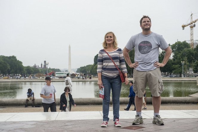 Parks and Recreation - Season 5 - Ms. Knope Goes to Washington - Filmfotók - Amy Poehler, Chris Pratt