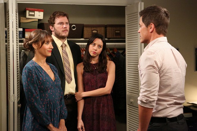 Parks and Recreation - Ben's Parents - De la película - Rashida Jones, Chris Pratt, Aubrey Plaza, Rob Lowe