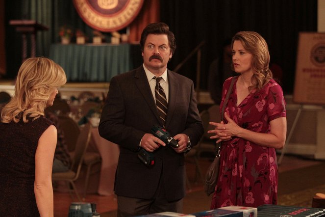Parks and Recreation - Ron et Diane - Film - Nick Offerman, Lucy Lawless