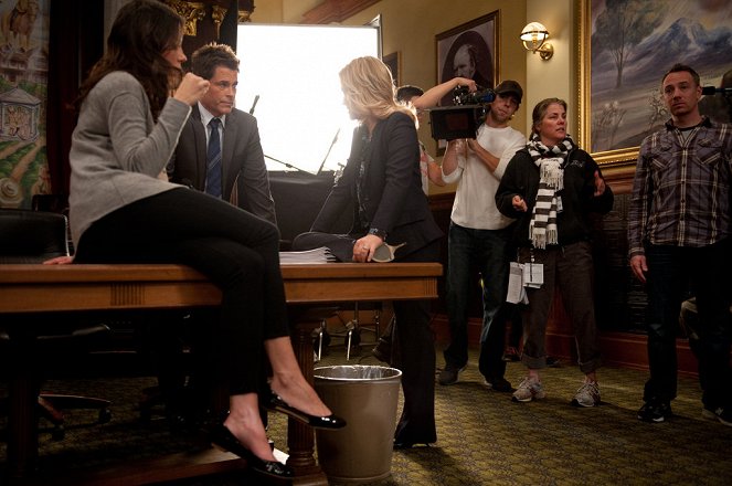 Parks and Recreation - Poubelles Girls - Tournage - Rob Lowe