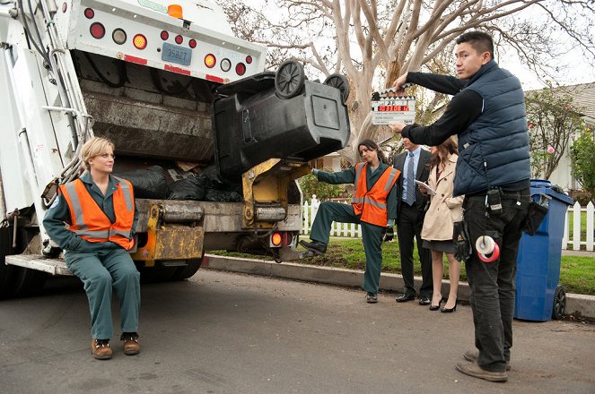 Odbor městské zeleně - Women in Garbage - Z natáčení - Amy Poehler, Aubrey Plaza