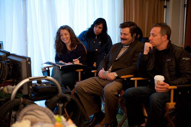 Parks and Recreation - Season 5 - Correspondents' Lunch - Making of - Nick Offerman