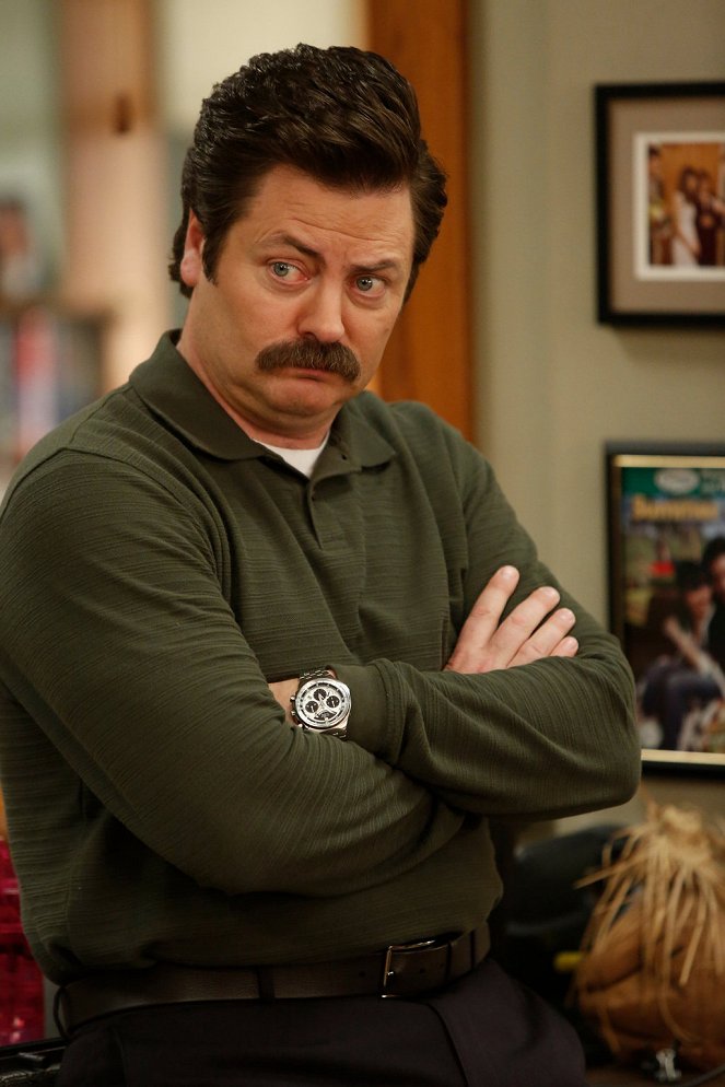 Parks and Recreation - Jerry's Retirement - Van film - Nick Offerman