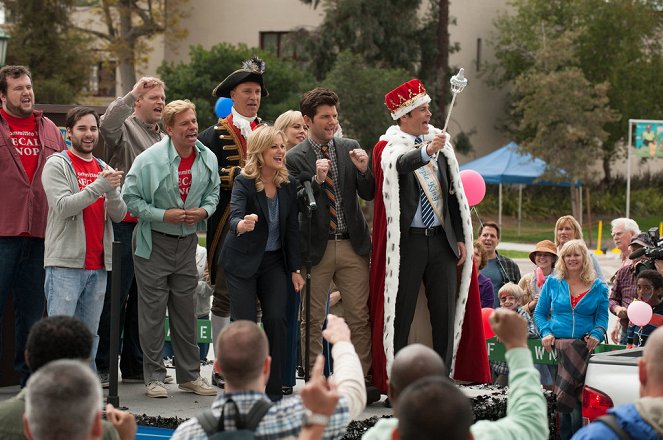 Parks and Recreation - Are You Better Off? - Van film - Amy Poehler, Adam Scott, Rob Lowe