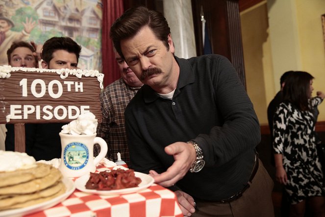 Parks and Recreation - Second Chunce - De filmagens - Nick Offerman