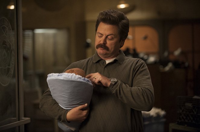 Parks and Recreation - The Wall - Van film - Nick Offerman