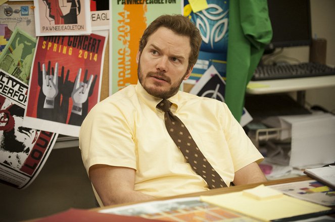 Parks and Recreation - The Wall - Van film - Chris Pratt