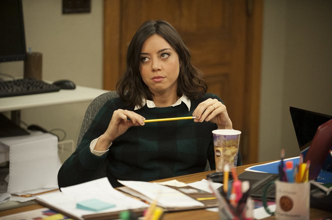 Parks and Recreation - The Wall - Van film - Aubrey Plaza
